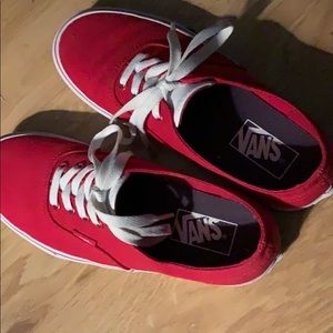 NWOT red vans!